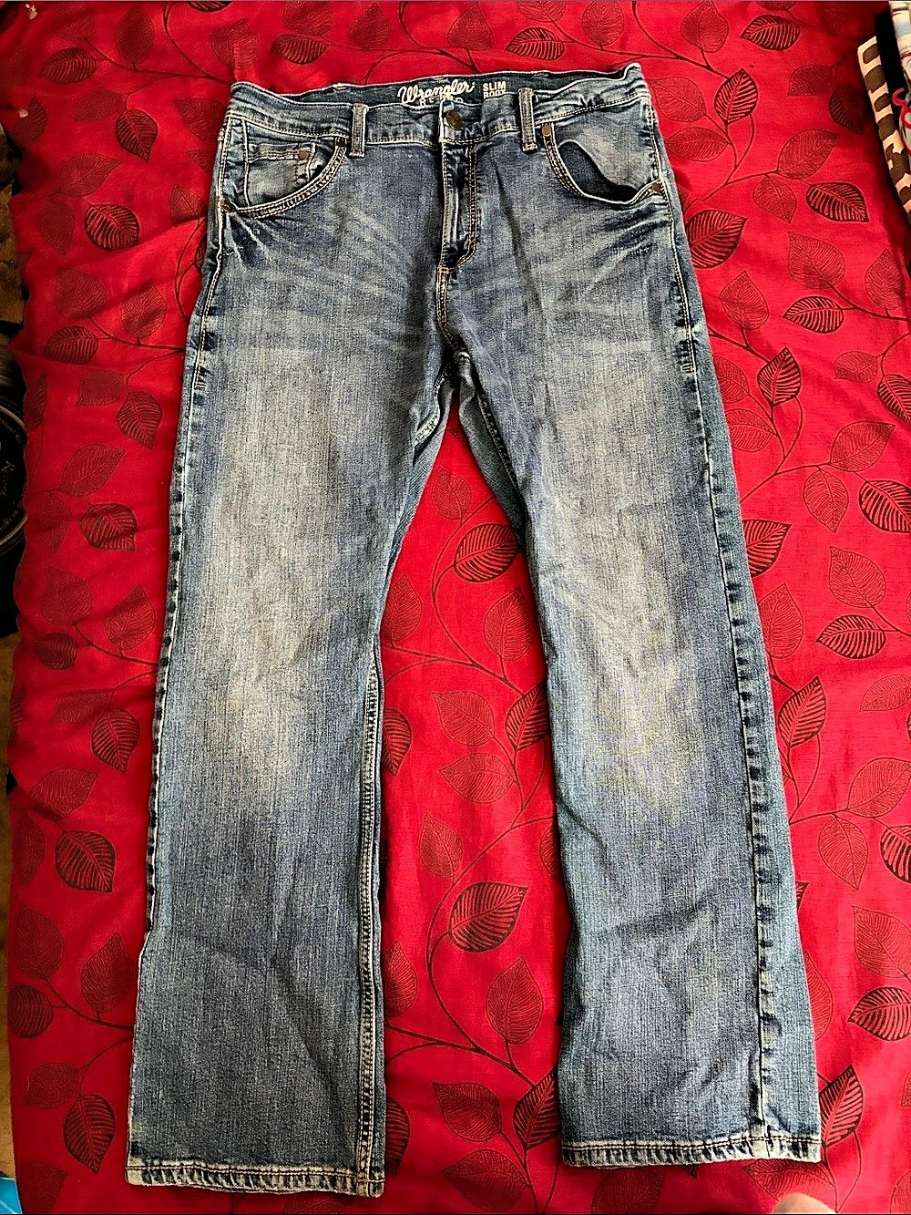 Wrangler Retro Slim Boot Blue Jeans